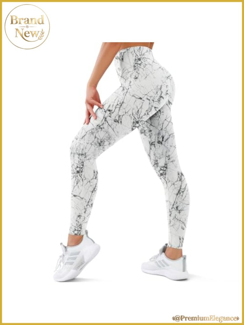 High Waisted Leggings Tummy Control Buttery Soft Yoga Pants Gym Workout